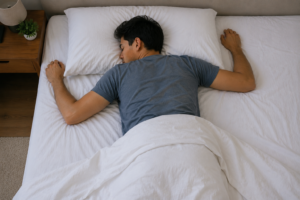 SLEEPING ON THE STOMACH